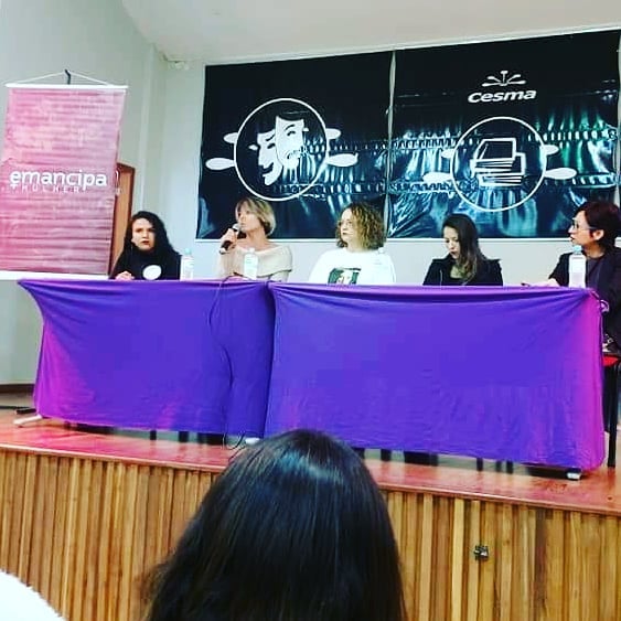 Luciana Genro esteve em Santa Maria participando de debate sobre feminismo